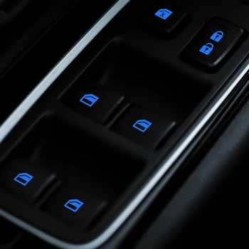 

for Honda BMW Audi Mazda Mitsubishi Hyundai Nissan Toyota Volkswagen styling luminous sticker car window switch car sticker 3D