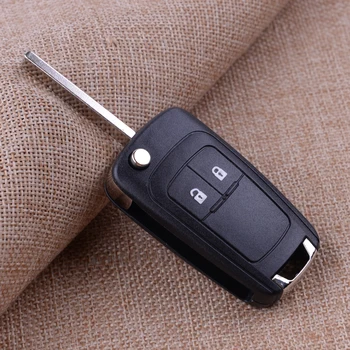 

CITALL 2 Buttons Flip Remote Folding Key Case Shell Bag fit for Chevrolet Cruze Spark Orlando Aveo Opel Vauxhall Holden