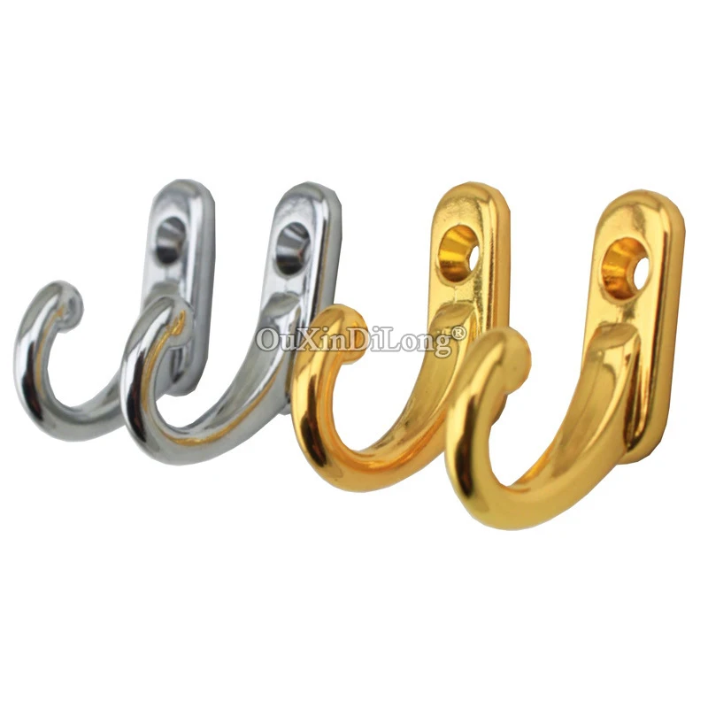 

500PCS Mini Zinc Alloy Plating Hooks Single Hook Small Size Wall Hook Multi-Purpose Hook Wooden Box Hardware Accessories GF320