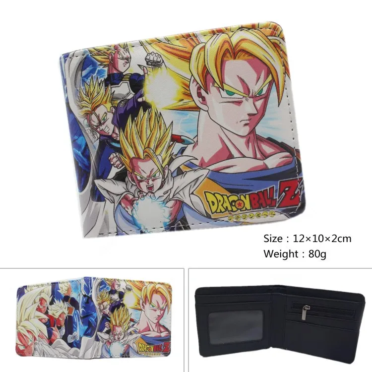 Новое поступление, мультяшный кошелек Dragon Ball Z, аниме Dragon Ball Super Broly, мужской короткий кошелек с отделением для монет, кошелек для студента, подарок - Цвет: EE