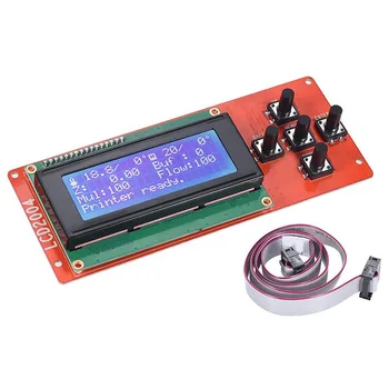 

3D Printer Accessories LCD2004 LCD Display Reprap Ramps 1.4 Smart Controller for Reprap 3D Printer Kit Accessories