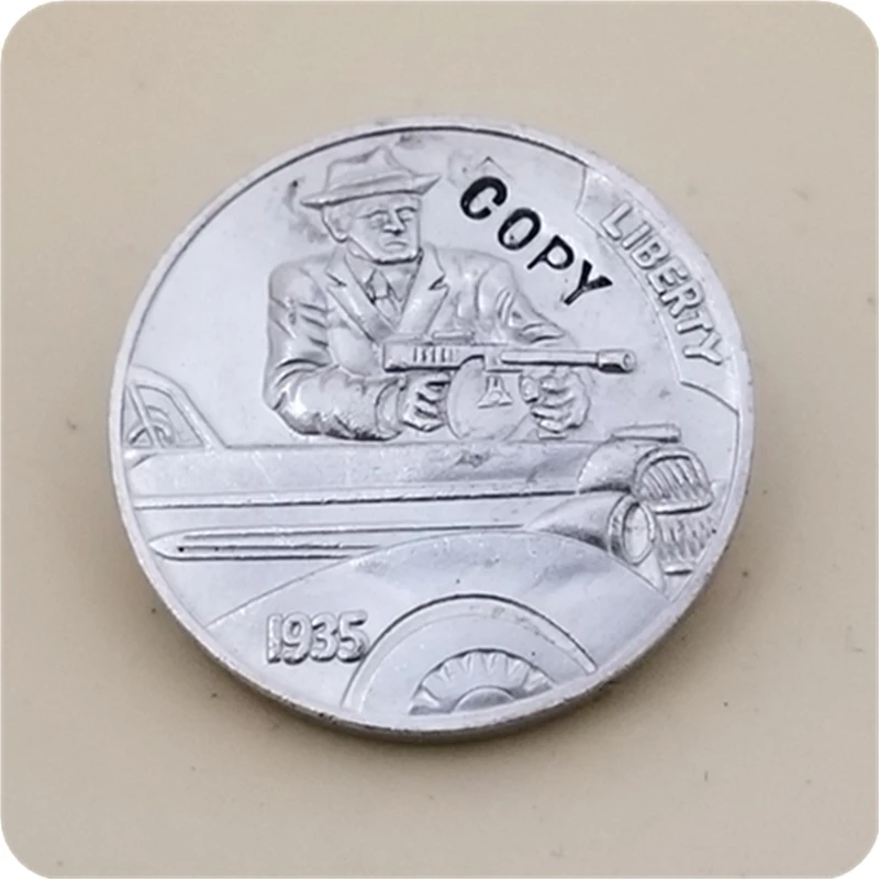 

Hobo Nickel Coin_Type #32_1935-S BUFFALO NICKEL COIN COPY