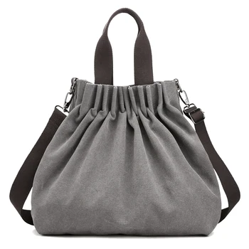 

Canvas Bag Women Handbags Female Designer Large Capacity Shoulder Bags for Travel Weekend Outdoor Casual Famous Brands Simple