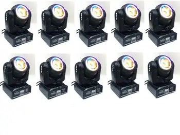 

Mini led 60 W haz móvil con efecto Halo RGBW 4in1 haz de luz cabezas móviles luces super brillante LED DJ control dmx de luz de