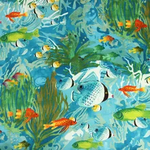 45X110 см, Корейская импортная хлопковая ткань для мальчиков с принтом в виде рыбного ловли, домашняя сумка, чехол для подушки, Sewing-BK656