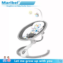 Электрокачели детское кресло-качалка 0-3 Детская электрическая колыбель кресло-качалка успокаивающий артефакт ребенка спящий новорожденный спящий