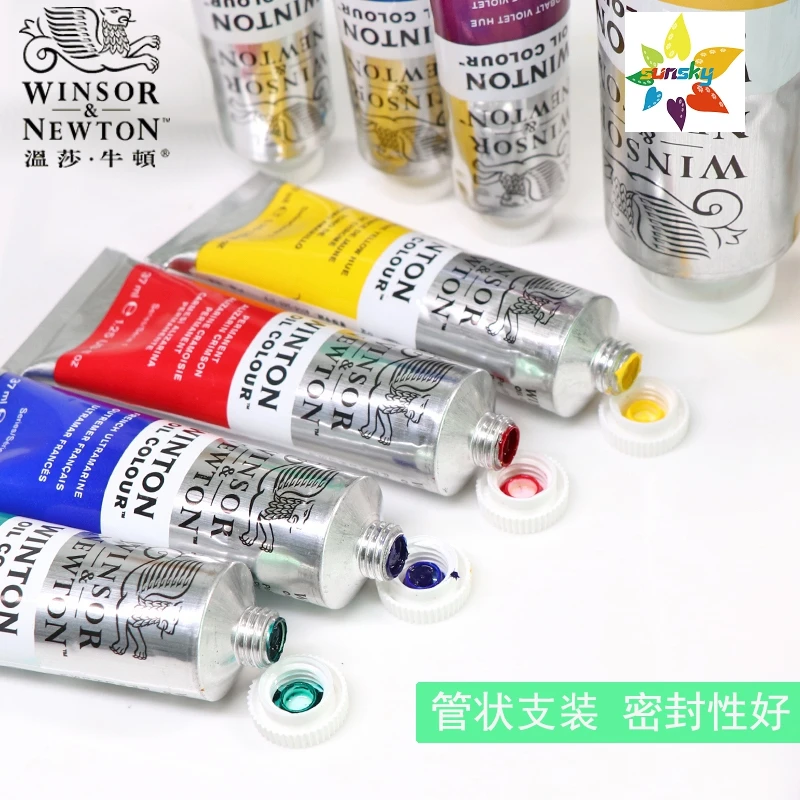 Original WINSOR＆NEWTON Artist Fine oil color Paste delicate Tubular 37 ml 47 colors single Self selected Art supplies
