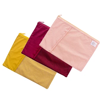 

Multi-Function A4 Grid File Folder Fabric Document Bags Holder Storage For Paper Bill Stationery Package Pouch School Office