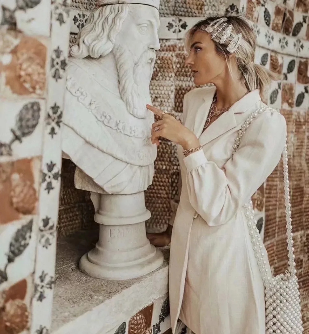 Увядшие Англия Подиум Мода блогер длинные блейзеры Платье Женское vestidos винтажное vestidos de fiesta de noche вечернее мини платье