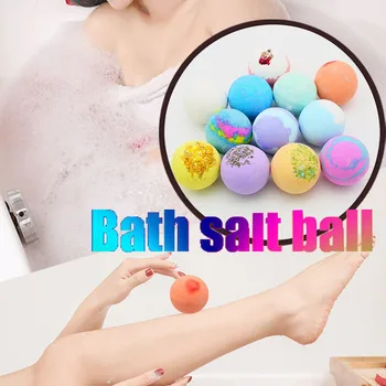 

Small Deep Sea Bath Salt 12PCS Bubble Bath Ball Shower Bomb Skin Essential Moisturizing Exfoliating Body Cleaner