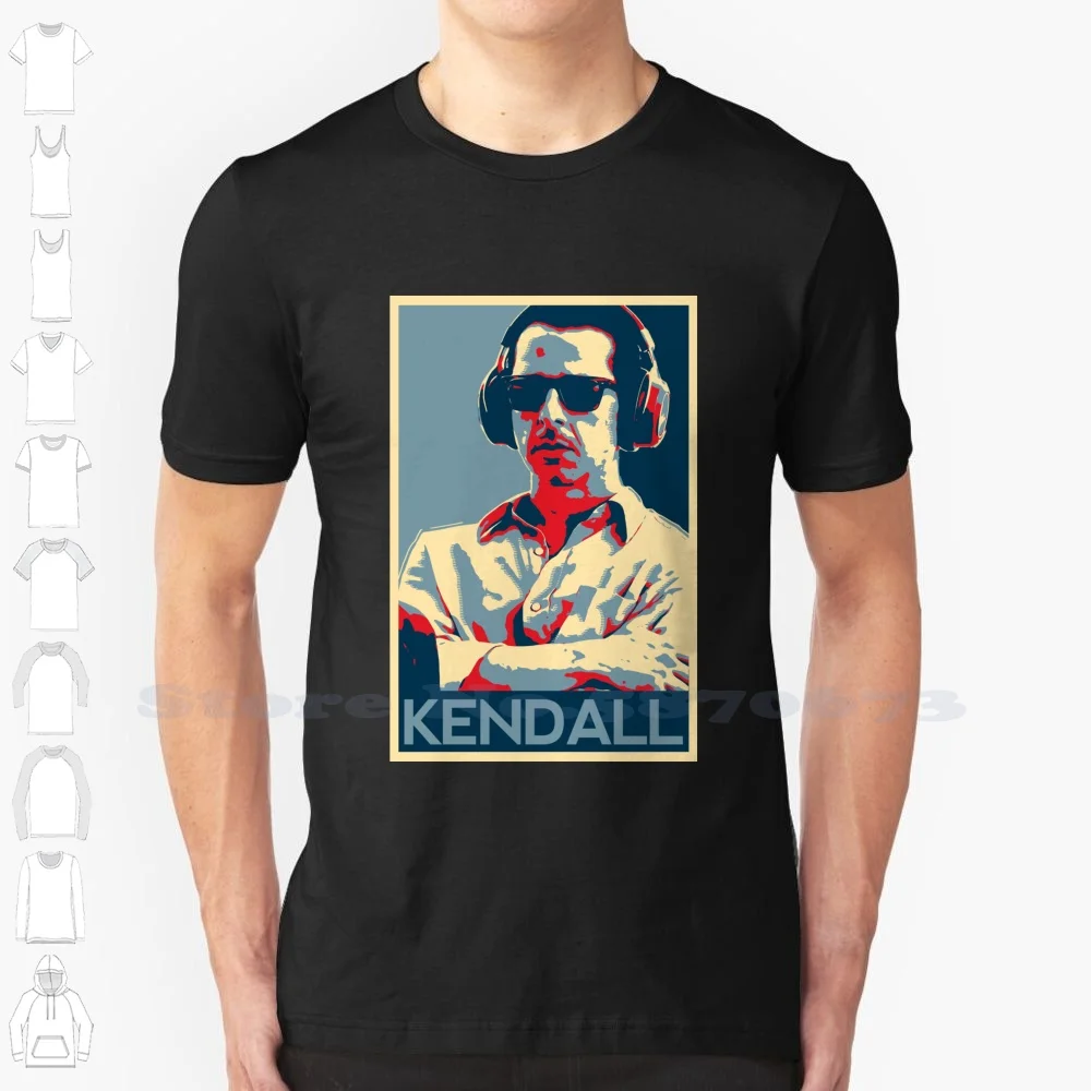 Kendall Roy "Hope" Poster Tshirt Bianca Nera Per Uomo Donna Kendall Roy Sequence Show Logan Roy Cousin George Hbo