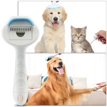 

Pet Supplies Fur Grooming Trimming Brush Open Knot Cat Dog Hair Removal Comb Car Seats Beds Mats Cleaning Tools
