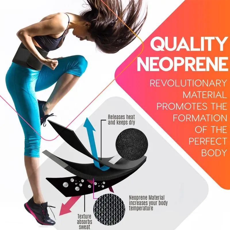 Спортивный пояс для пота спортивный чудесный триммер талии фитнес-оборудование