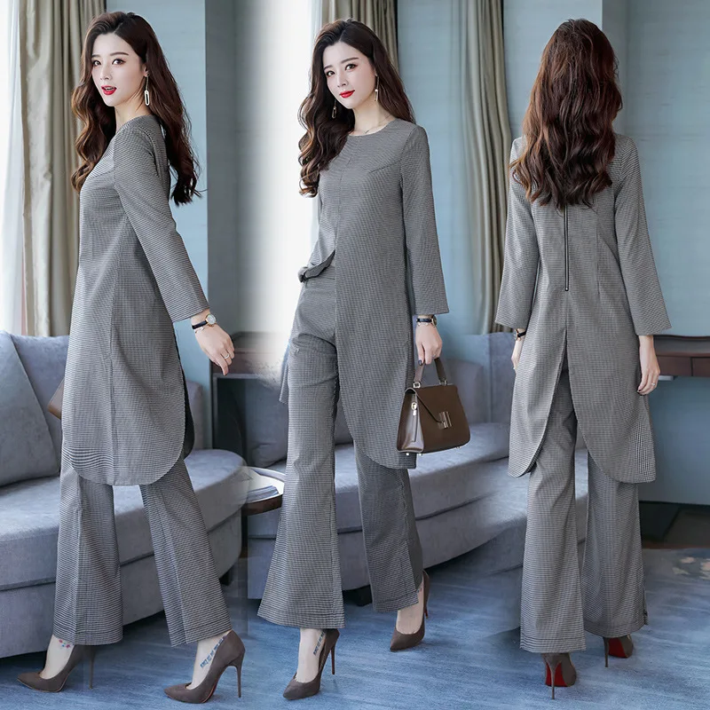 

Set/Suit Skirt Solid Color Fashion Explicit Thin Versatile Simple Street 2019 Autumn
