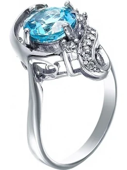 

Jay VI ring with Topaz and cubic zirconia