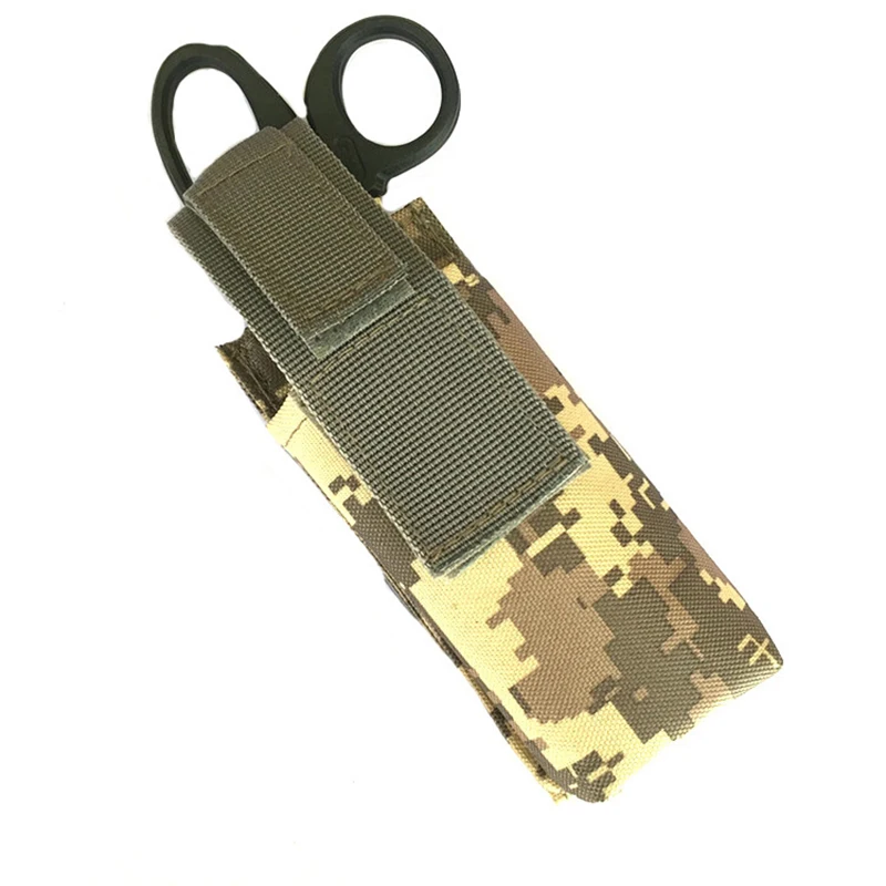 Molle тактический жгут медицинские ножницы сумка Военная EDC сумка для фонарика занятия спортом на свежем воздухе, Охота Аксессуары