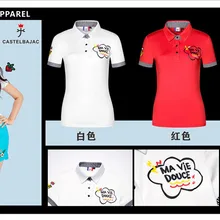 Q2020 костюм для гольфа Женская Весенняя и летняя футболка с коротким рукавом для гольфа быстросохнущая дышащая футболка для гольфа одежда для гольфа