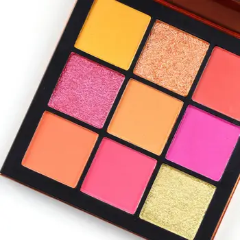 

9 Color High-fitting Oil-controlling Eyeshadow Fluorescent Orange Eyeshadow Palette Symphony Star Eyeshadow Makeup Palette