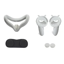 Vr accessorie conjunto capa protetora para oculus quest 2 controlador de toque vr com alça de junta aperto para oculus ques
