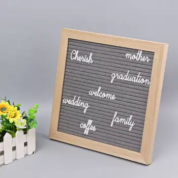 

5Pcs/Set Board Letters numbers Exchangeable Felt Alphabet Symbols Retro Color White