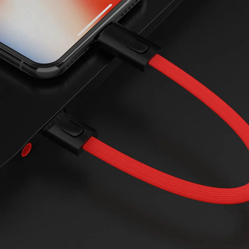 Короткий 0,2 м брелок кабель для зарядки USB Micro USB кабель type C 8 Pin для Iphone 8 samsung Galaxy Note 9 Xiaomi Redmi Note 5 Pro