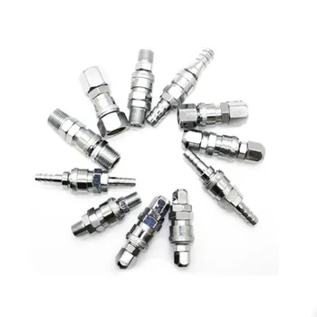 

1PCS SP10 PP10 SP/PP20 SP/PP30 SP/P40 Air Hose Pneumatic Fitting Quick Coupler Connector Fit for Tube Outer Air Compressor Pump