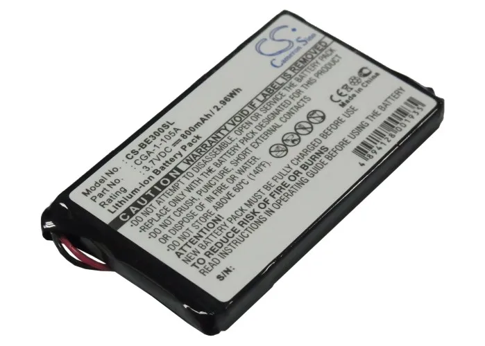 Cameron sino 800mAh аккумулятор для Casio Cassiopeia BE-300 Cassiopeia BE-500, CGA-1-105A