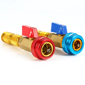 

Air Conditioning R134A Valve Core Quick Remover Installer High Low Pressure Tool Tire Car Valve Core