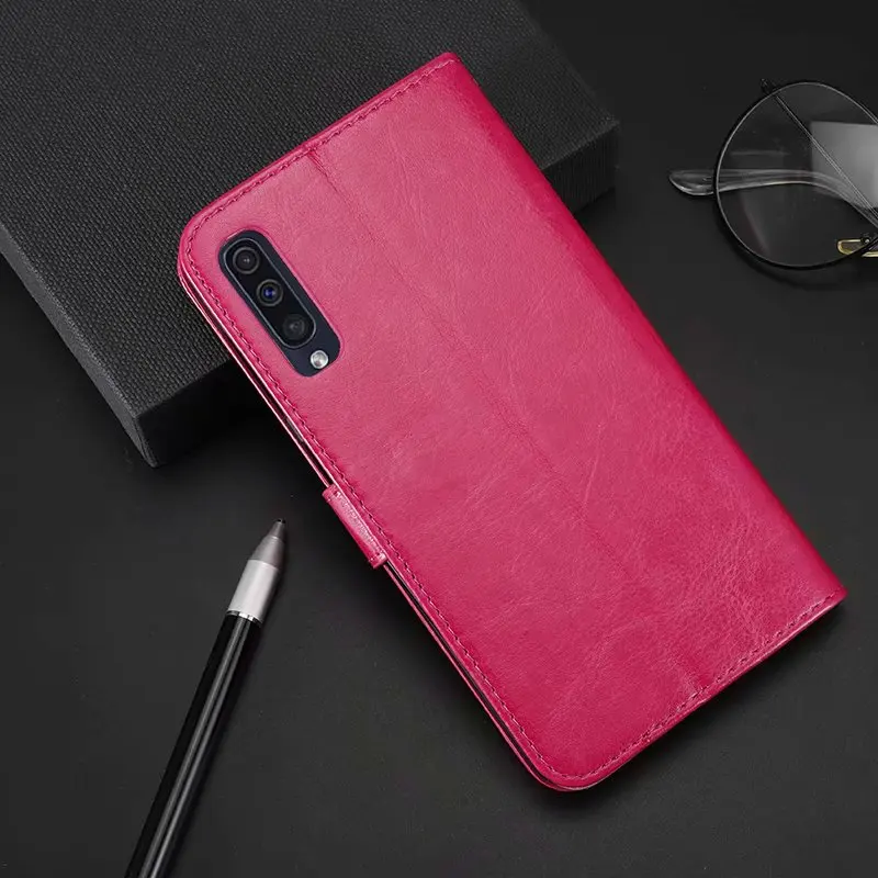 Для OPPO Realme XT чехол для OPPO Realme XT X2 роскошный Магнитный Флип PU кожаный чехол-бумажник для OPPO Realme XT Funda - Цвет: Розовый