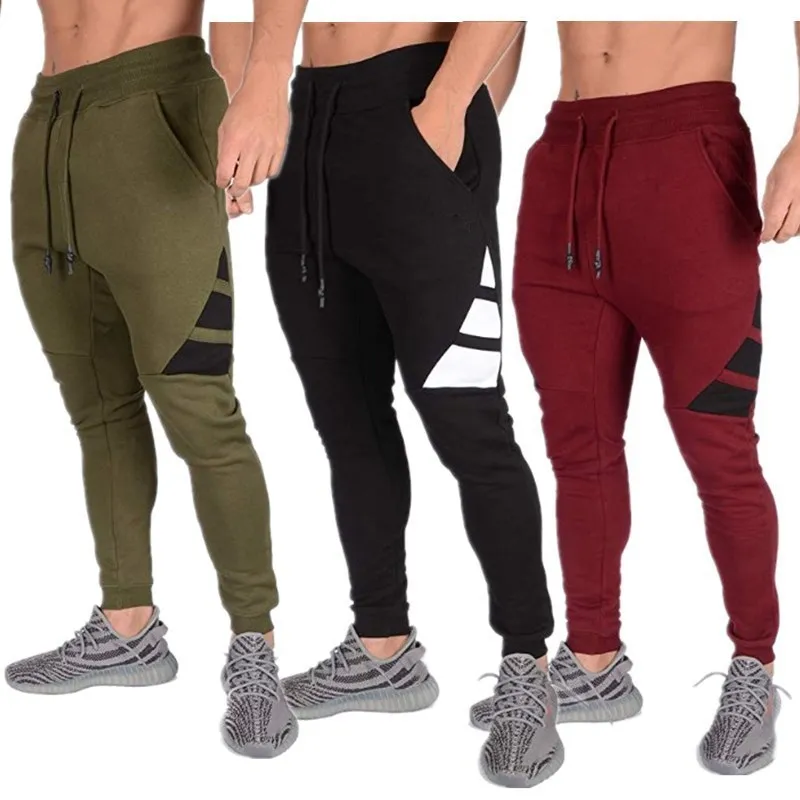 

Muscle fitness new men's sports running training trousers gym pants men jogging pants men basketball pants factory direct sales