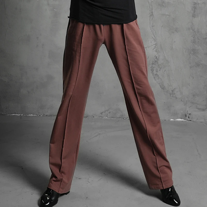 

Latin Dance Pant Adult Men'S New Straight Casual Trousers Cha Cha Rumba Samba Performance Practice Clothes Multicolor DNV13780