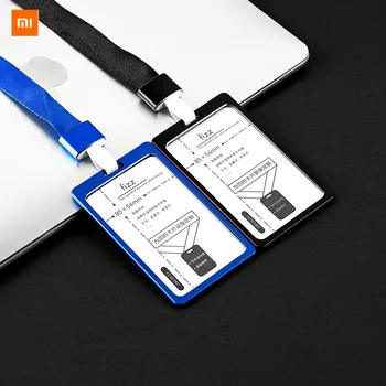 

Xiaomi Fizz Aluminum Alloy Card Holder Work Card Access Card Bus Card Holder Badge Vertical Lanyard Badge Protector