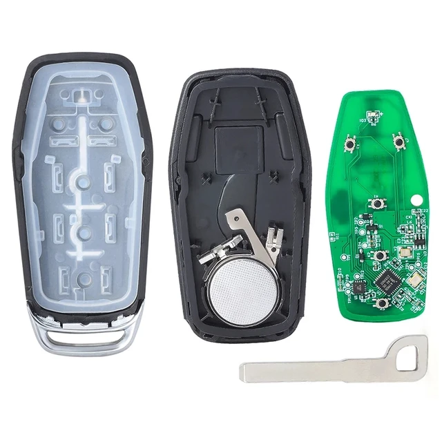 KEYECU 5 ปุ่มสําหรับ Ford Fusion Explorer Edge Mustang F150 F250 2015 2016 2017 M3N-A2C 31243300   Smart ID49 902MHz กุญแจรีโมท 3