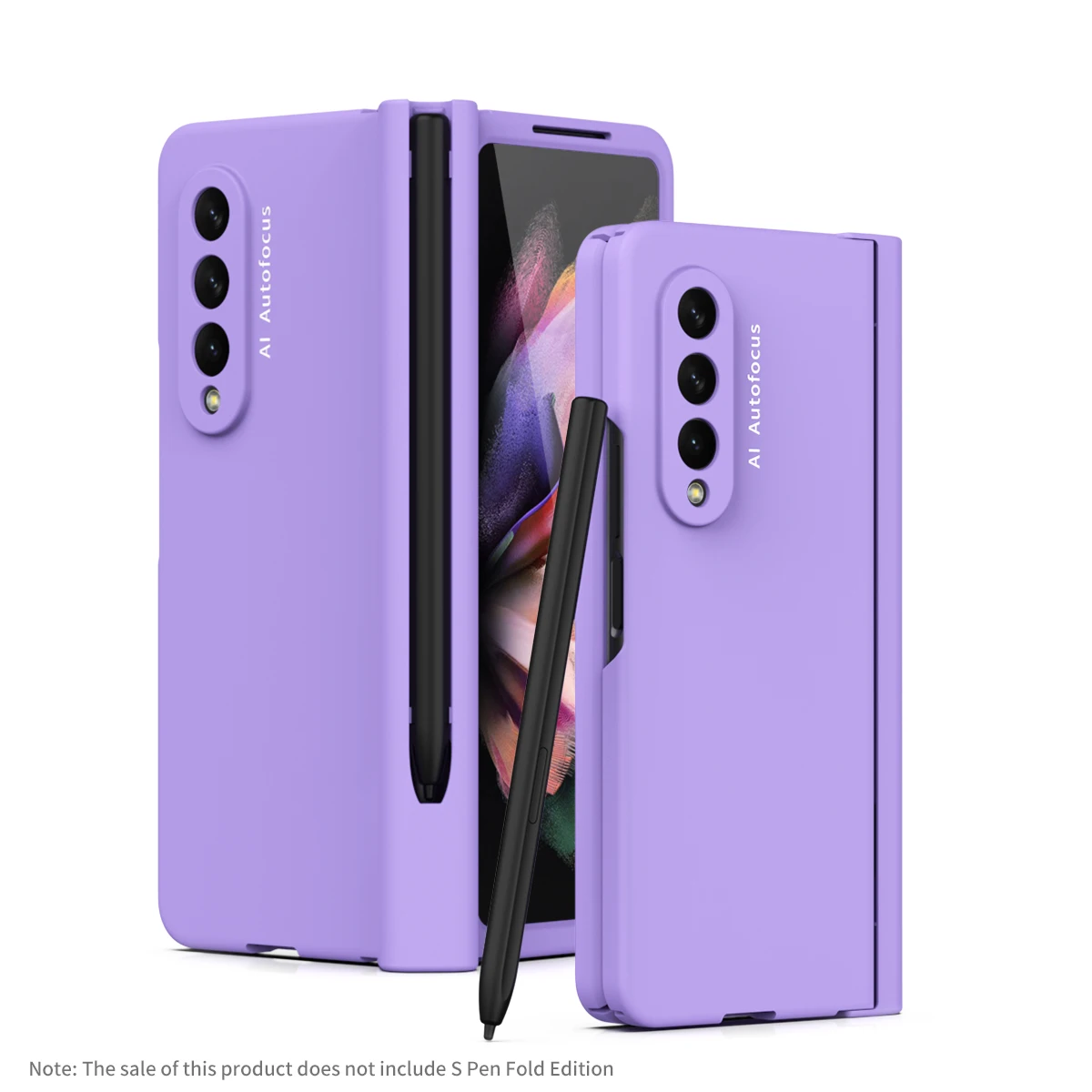 samsung silicone cover For Samsung Galaxy Z Fold 3 Case with Hinge Protection & S Pen Slot for Zfold 3 Full Protection Cover Front Screen Protector kawaii phone case samsung Cases For Samsung