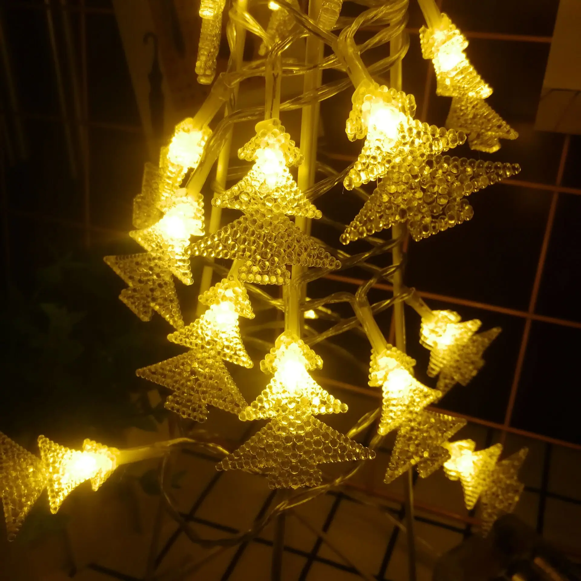 Лампа в форме рождественской елки гирлянда светодиодный праздник маленький Цветной огни мигающего светового сигнала общежития Детский