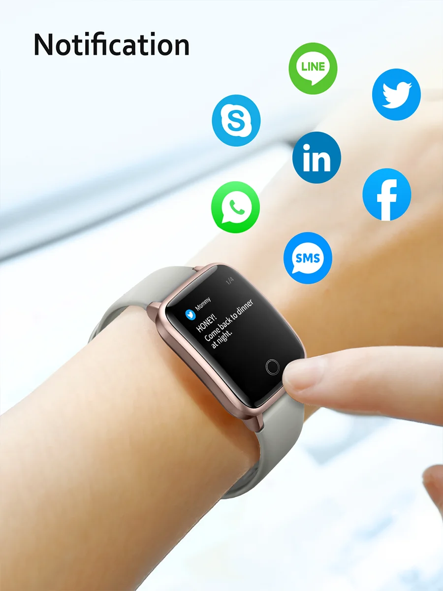 Willful Smart Watch for Men Women IP68 