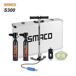 SMACO Дайвинг оборудование мини ручной насос для 0.5L кислородный бак для SMACO SCORKL запасного воздуха