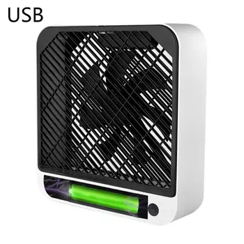 

Ultra-quiet Mini Portable USB Rechargeable Desktop Fan 2 Speed Air Conditioner