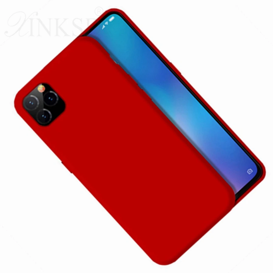 

6G 7G 7PLUS IX XR XS MAX 6PLUS 8G 8PLUS Silicone Case For iPhone 11 Pro Max Green Red Black Pink Blue Orange Back Cover For iPhone 2019 Case Coque