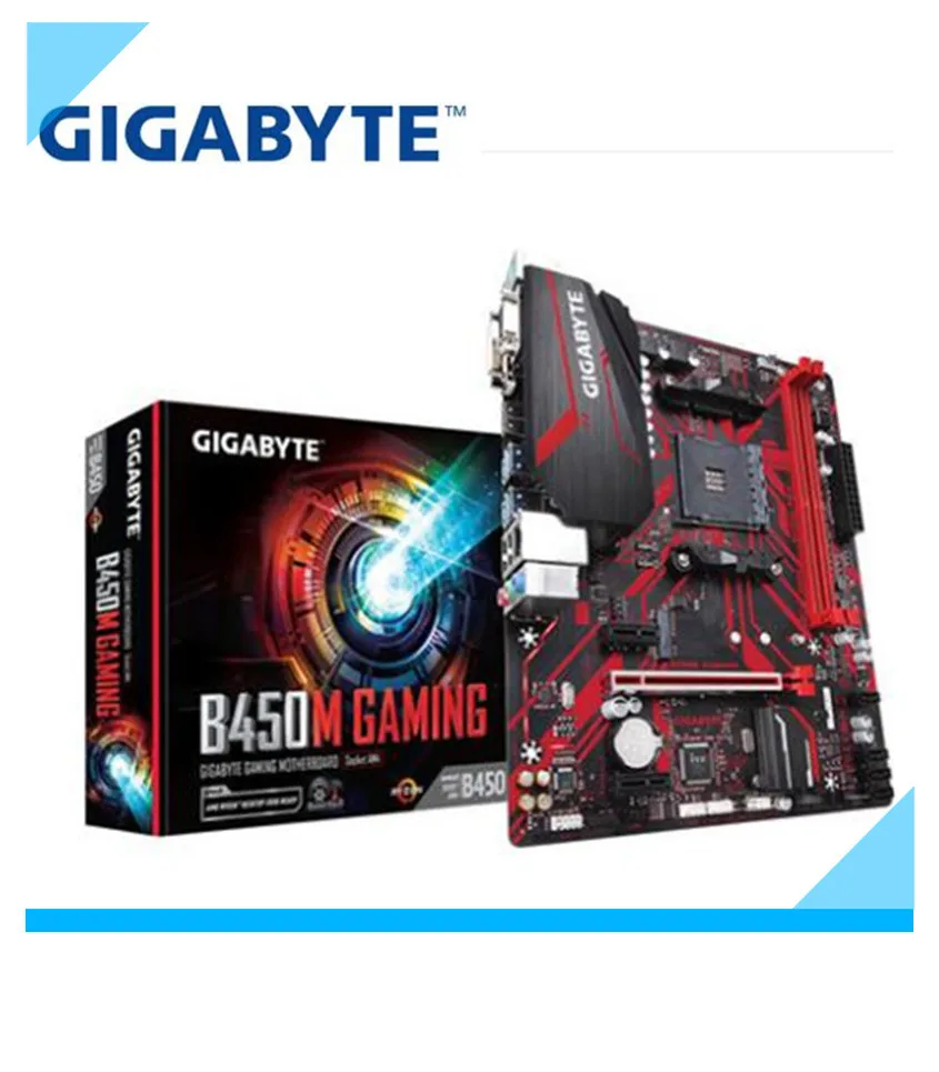 Для Gigabyte GA-B450M-GAMING оригинальная новая системная плата AMD Socket LGA 1151 DDR4 USB3.0 SATA3.0 VGA+ DVI+ HDMI