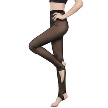 

New Female Flight Attendant Black Skin Colorful False Meat Legs Stepping On Foot Socks Double-layer Trousers Leggings