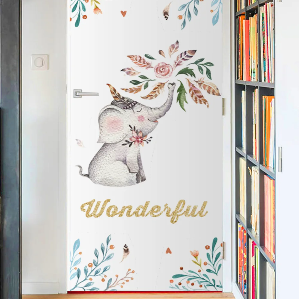 

Dropship MT158 New Door Stickers Wardrobe Renovation Fridge Magnet Door Stickers Home Decor Waterproof Removable Stickers