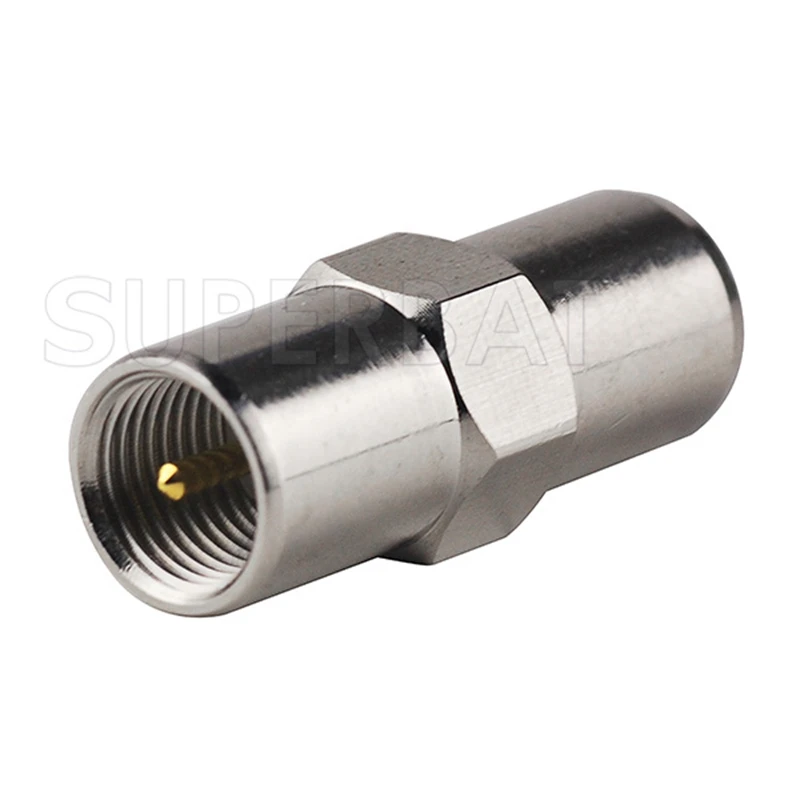 FME Male to Plug Straight RF Coaxial Connector Adapter