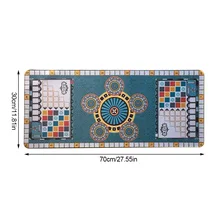 Azuling-Juego de cartas de póker Azul, tapete limpio y seguro, cojín de goma suave para juego de mesa Azul