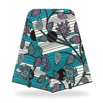 

African wax print fabric 6 yards of African fabric 40*40 yarn high quality soft design black and white Ankara fabric for dress