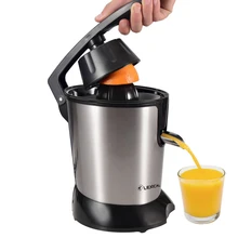 Electric lemon and orange juice press, aluminum press, household low pressure casting handle.