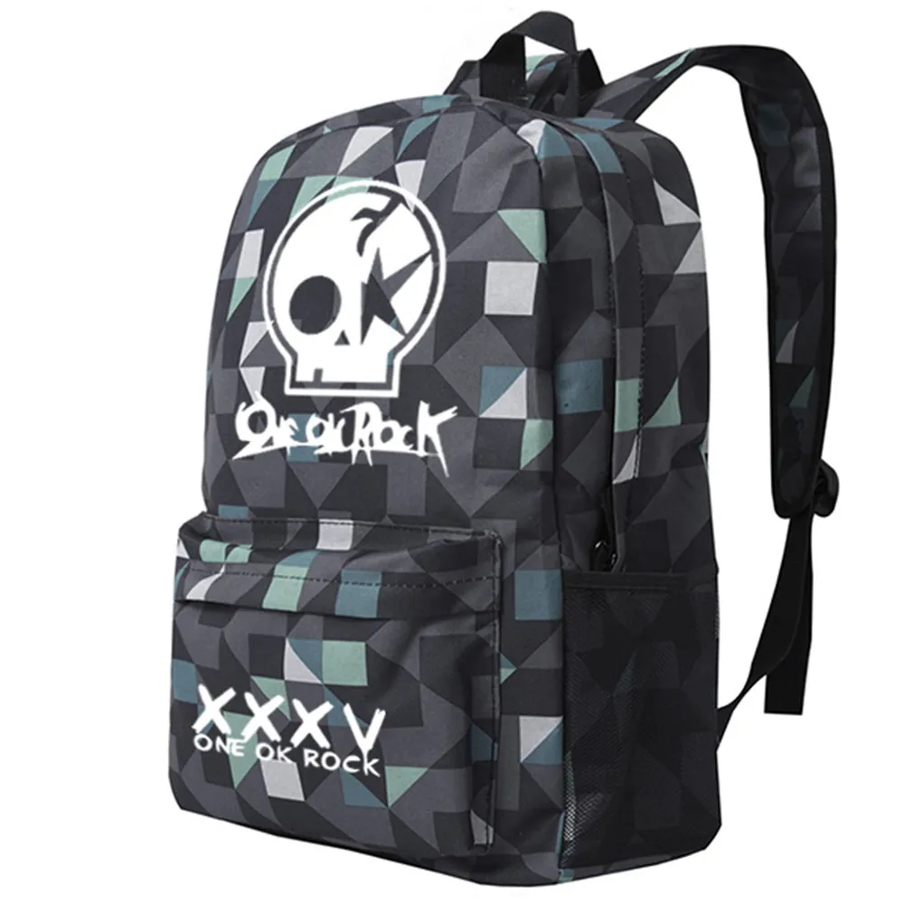 ok Rock Backpack Oxford Shoulder Bag 