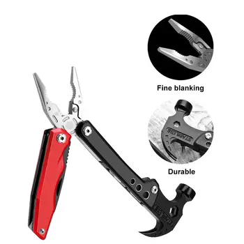 

Multifunctional Claw Hammer Pliers Wire Cutter Crimping Tool Martello Folding Knife EDC Outdoor Camping Rescue Tools Marteau