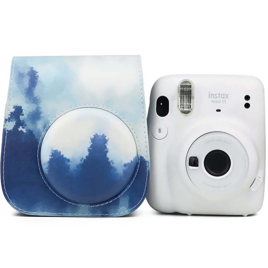 PU Leather Camera Shoulder Bag Case Cover Pouch for Fujifilm Instax Mini 9/8/8+ 