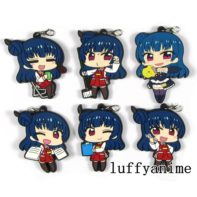 Отлично! Солнечный свет! Резиновый кулон в виде талисмана Aqours tsuyoshiko Love Live! Аниме